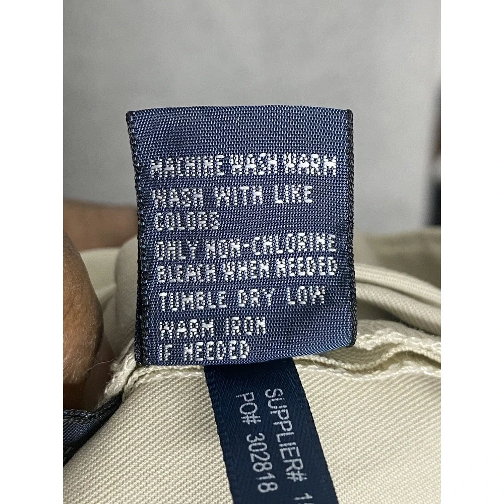 Polo Ralph Lauren Mens Flat Front Prospect‎ Chino Shorts in Tan Size 36
